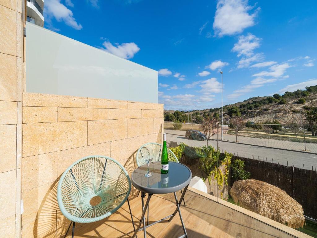 Μπαλκόνι ή βεράντα στο Villajoyosa Home with Shared Pool