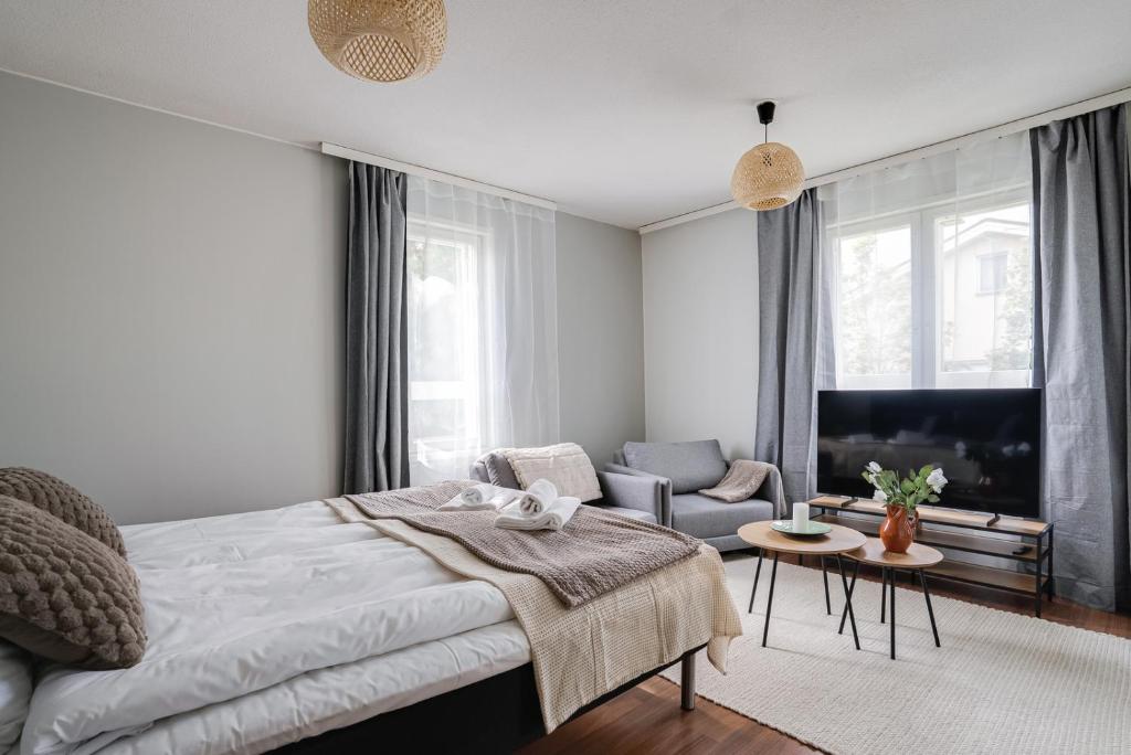 Idyllic studio for 4 guests in Pispala by Come in!, Tampere (precios ...
