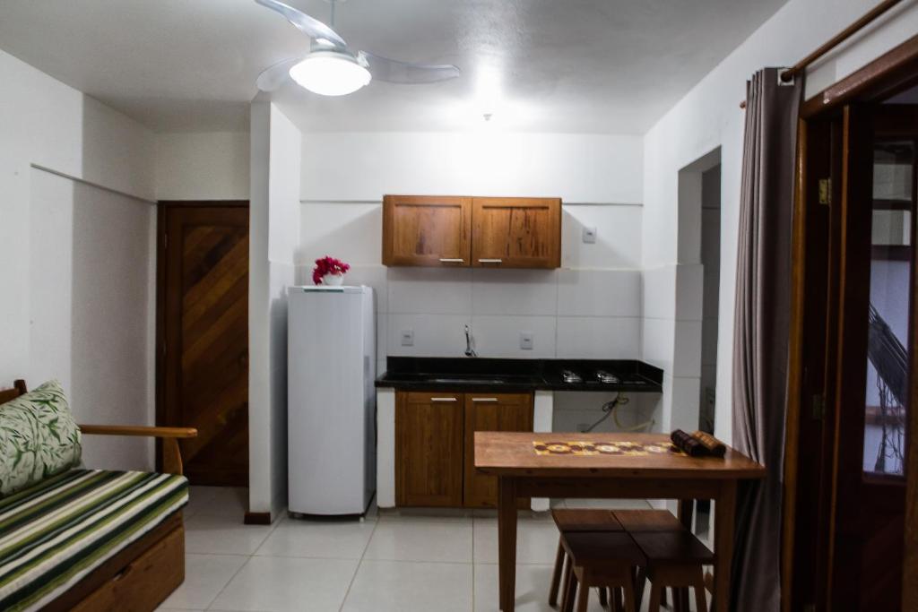 Kuchyň nebo kuchyňský kout v ubytování Arpoador Flat