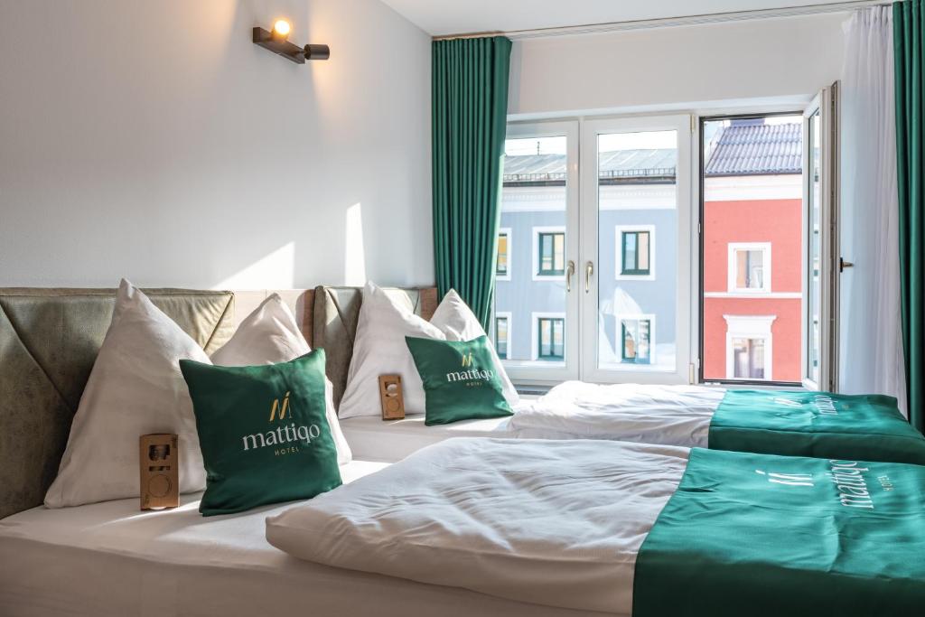 Mattiqo Hotel - Modern & Zentral & Free Parking & 24h Self Check-In - Twin Room With City View