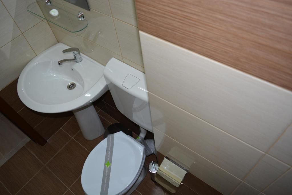 Koupelna v ubytování Hotel MareMar