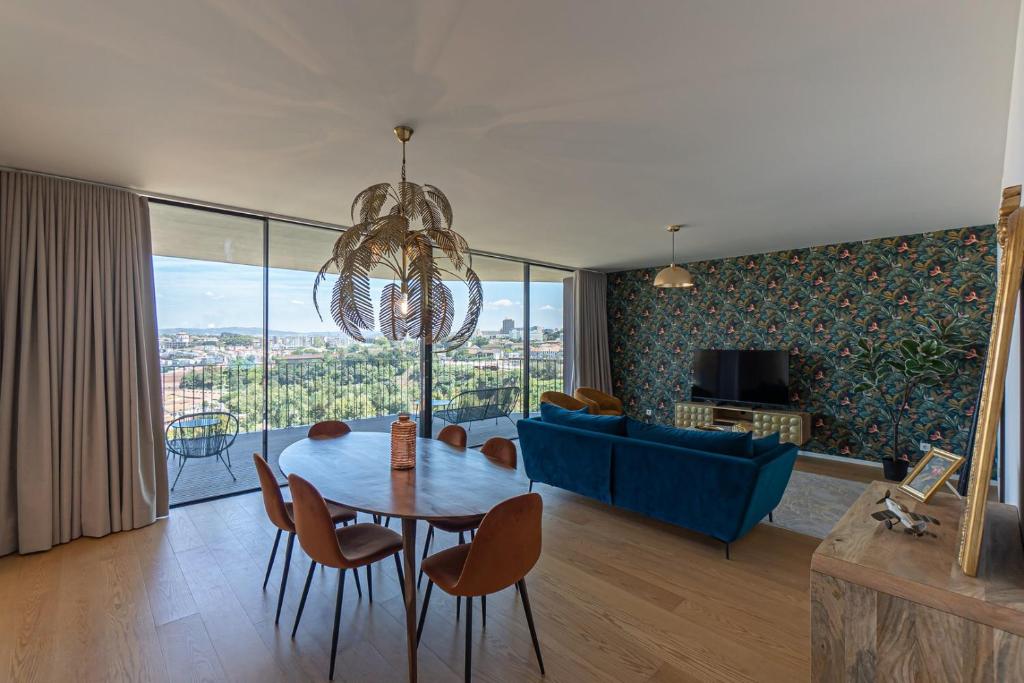 Χώρος καθιστικού στο GuestReady - Urban luxury with Douro view