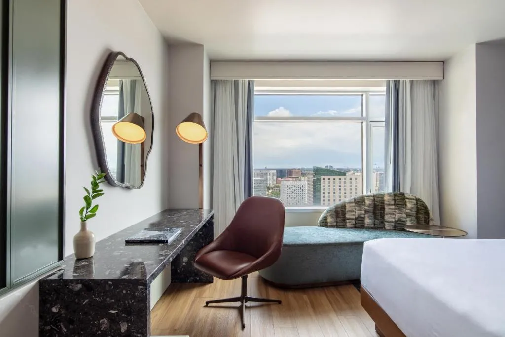 Queen Room with Two Queen Beds and City View