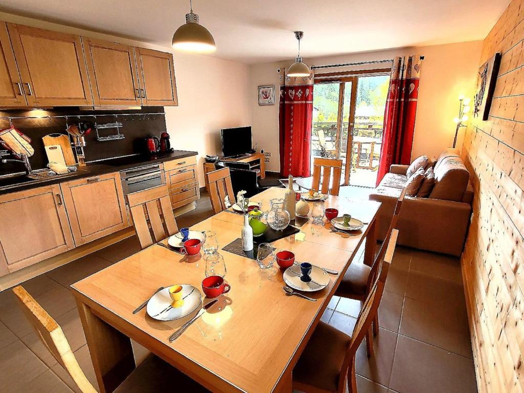Appartement T3 lumineux avec terrasse et parking, 4 pers, Les Gets
