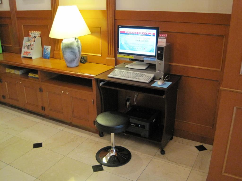 TV a/nebo společenská místnost v ubytování Hotel Gimmond Kyoto