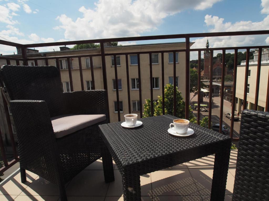 Balkón alebo terasa v ubytovaní Grand-Tourist Center Point Apartments