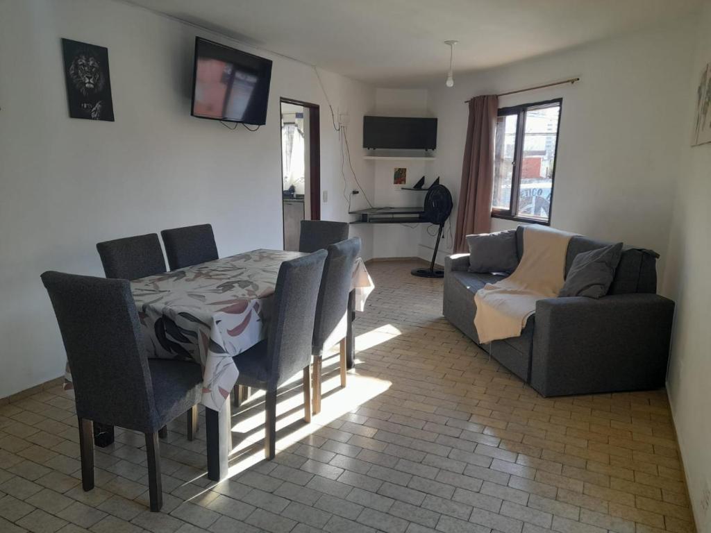 Χώρος καθιστικού στο Apartamento LEO-BEL