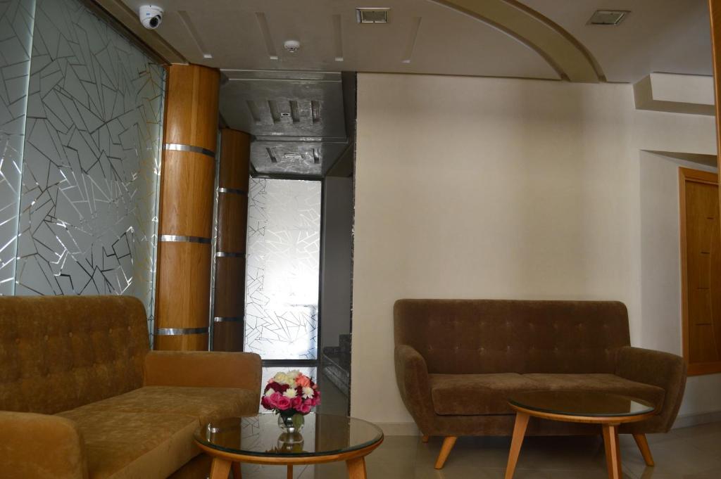 Posezení v ubytování Hotel La Luna