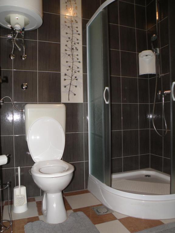 Koupelna v ubytování Apartment Akaju