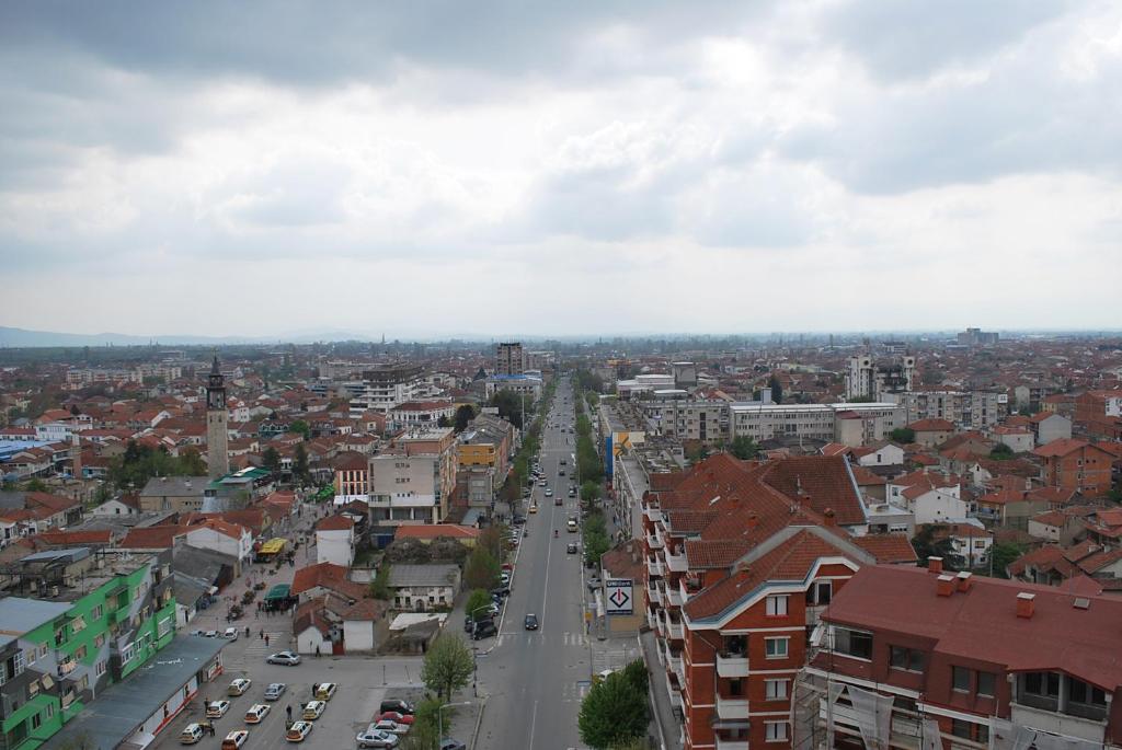 Nespecifikovaný výhled na destinaci Prilep nebo výhled na město při pohledu z apartmánu