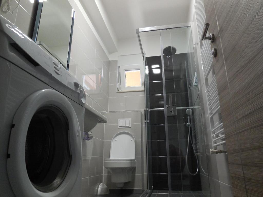 Koupelna v ubytování Apartments Jukic