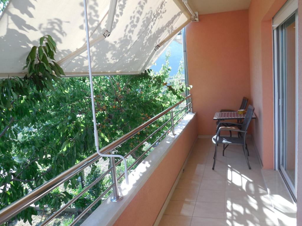 Balkón nebo terasa v ubytování Apartments Jukic