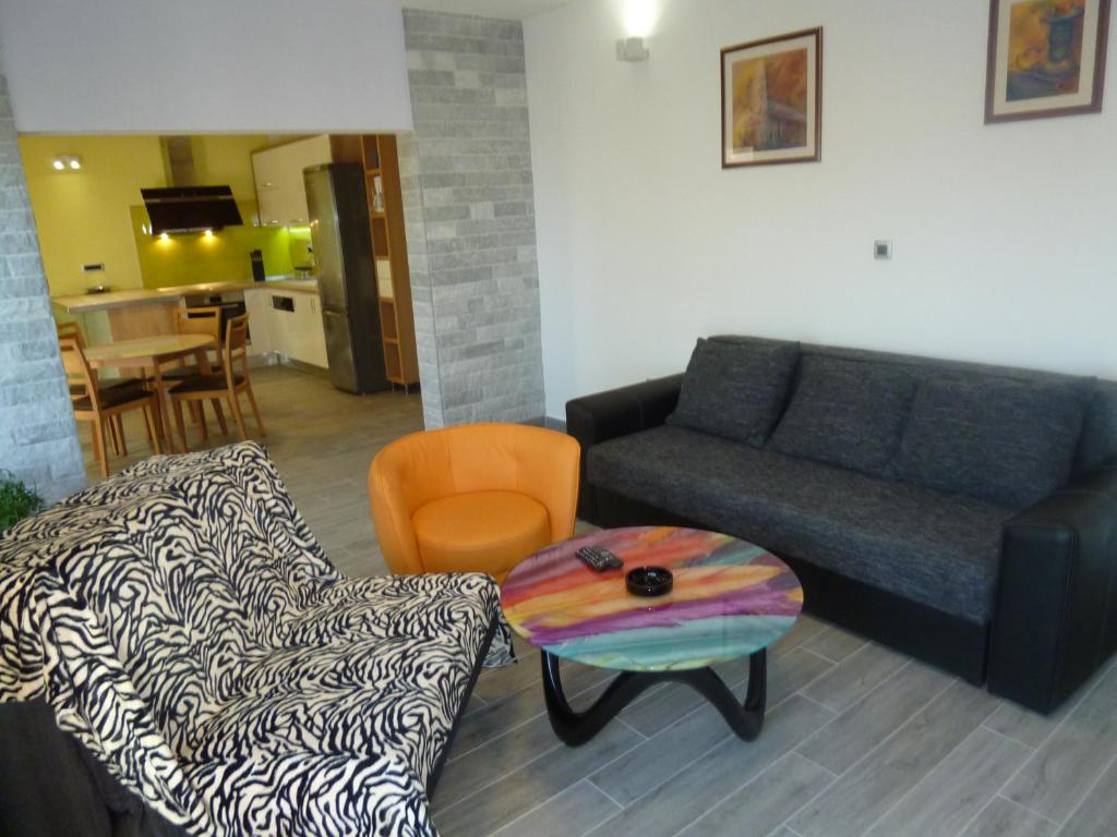 Posezení v ubytování Apartments Jukic