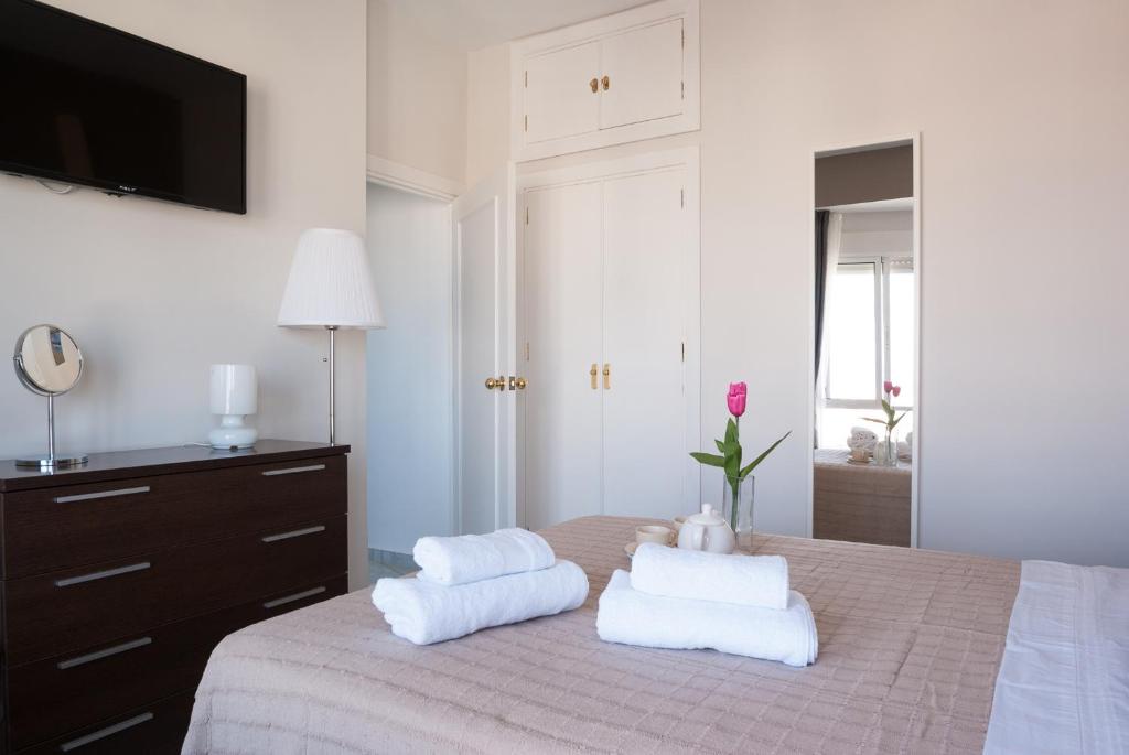 Postel nebo postele na pokoji v ubytování Apartment Altavista