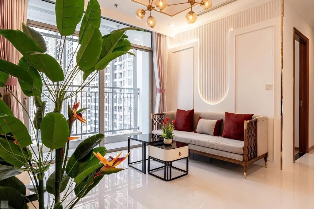 Posezení v ubytování Landmark SkyView Premium Suite