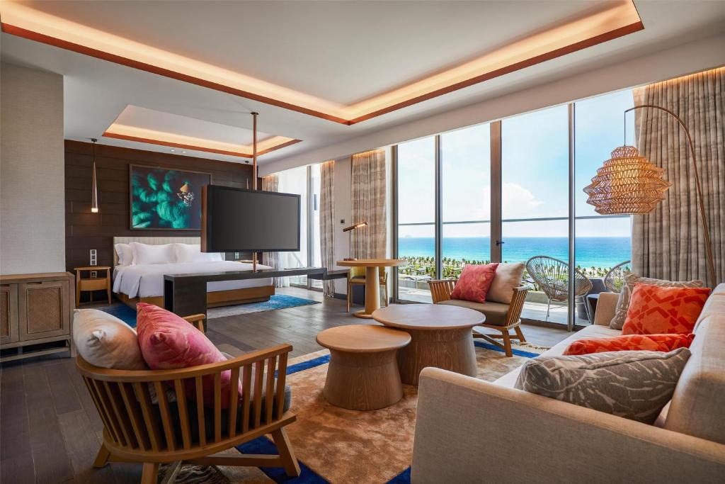 Suite Junior Nhìn Ra Đại dương - Quyền Sử Dụng Executive Lounge Miễn Phí