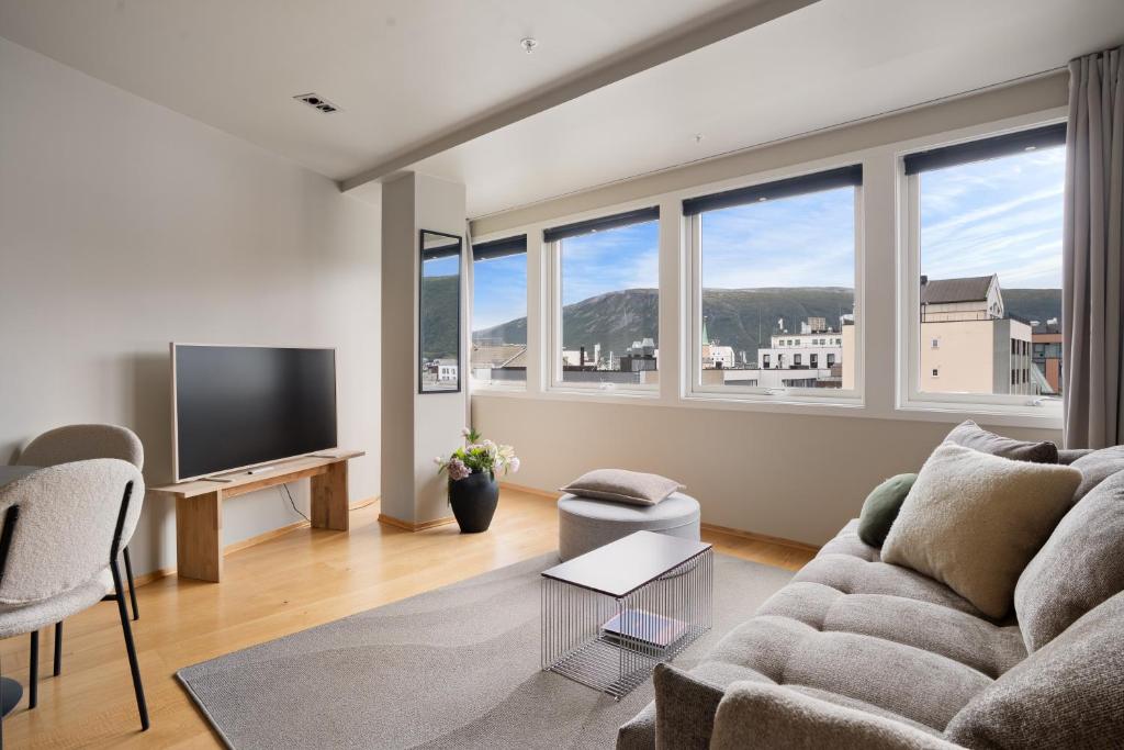 Et tv og/eller underholdning på Northstay - Tromsø City Suite