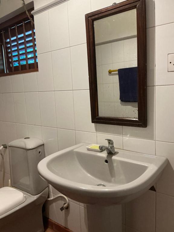 Vannituba majutusasutuses Villa Araliya