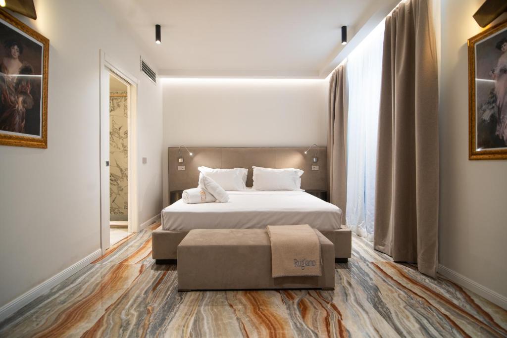 Postel nebo postele na pokoji v ubytování Duse Luxury Stay