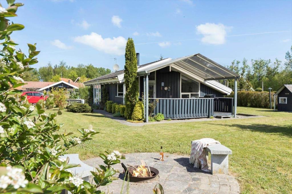 Zahrada ubytování 8910-Glesborg-Triersvej-34