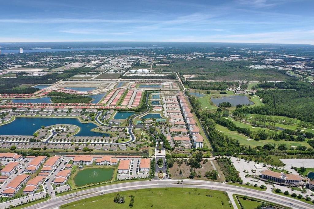 an aerial view of a city with a park at Sunny Sky Vibes in Fort Myers