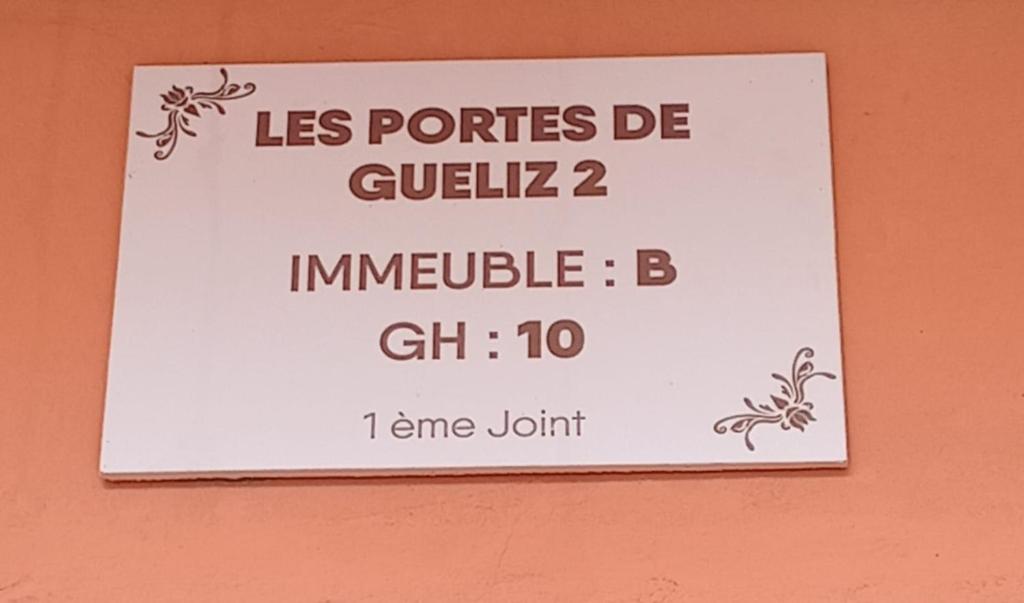 Un certificado, premio, cartel u otro documento en au cœur de L'orient Marrakech
