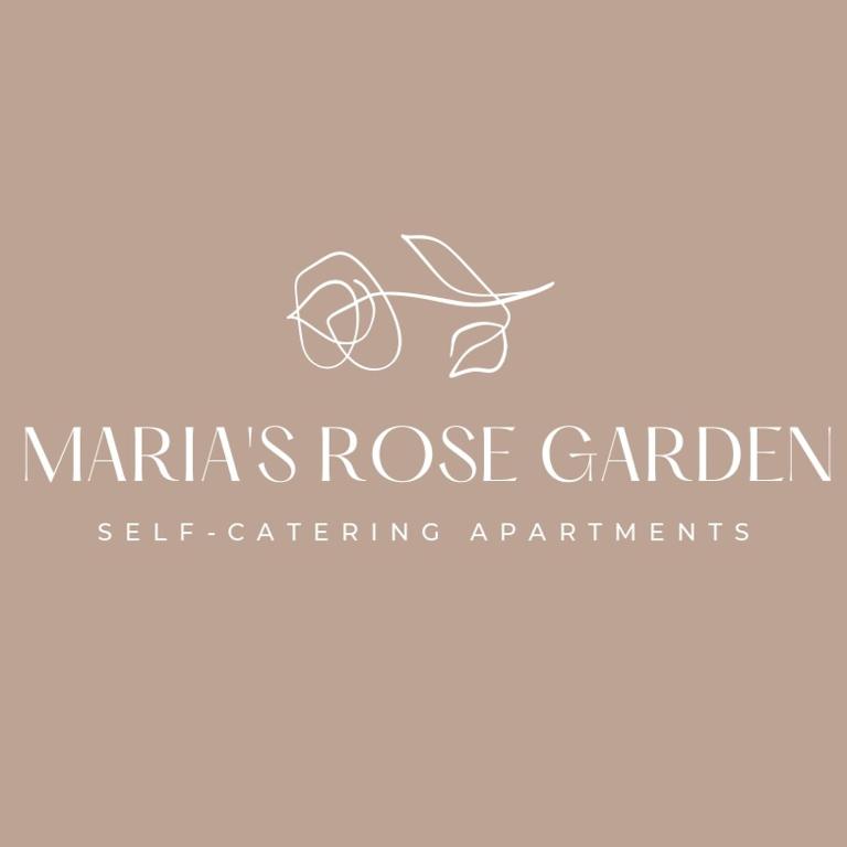 a logo for a car catering appointment at Maria's Rose Garden in Lefkada