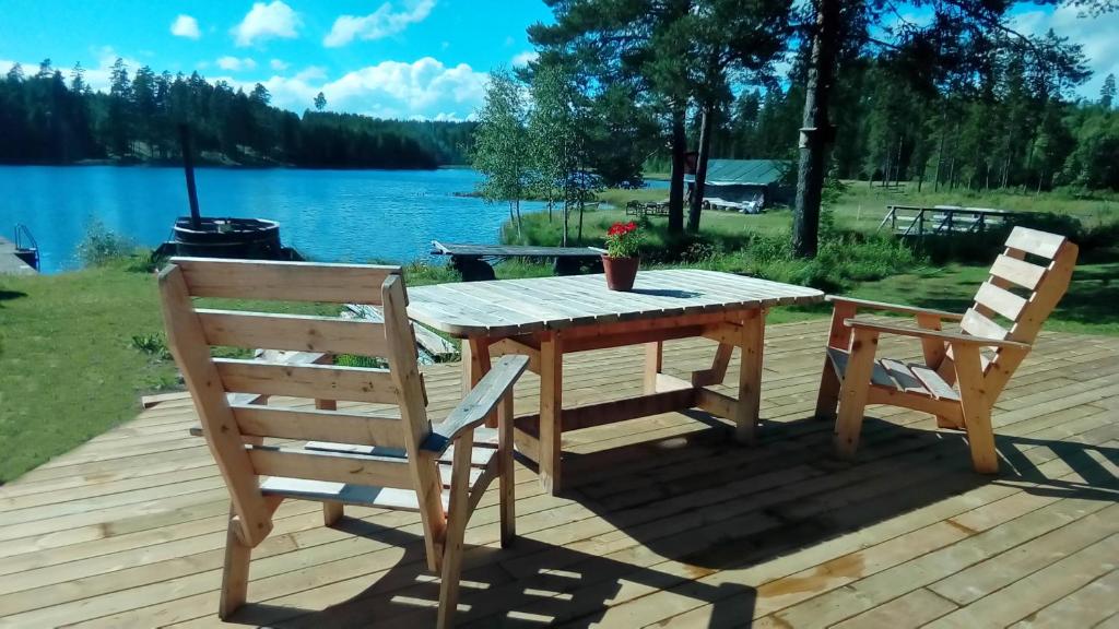 Rustika strandstugor utanför Rättvik - Bungalow - Water Front