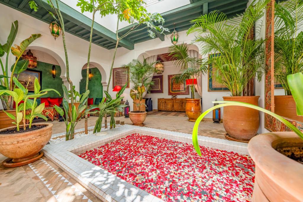 Κήπος έξω από το Riad Dar Amani