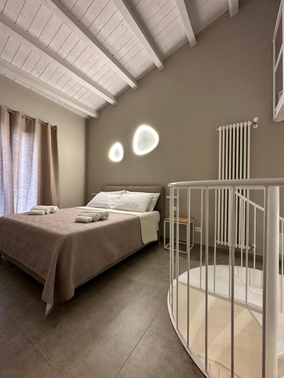 Postel nebo postele na pokoji v ubytování House Spa Palermo