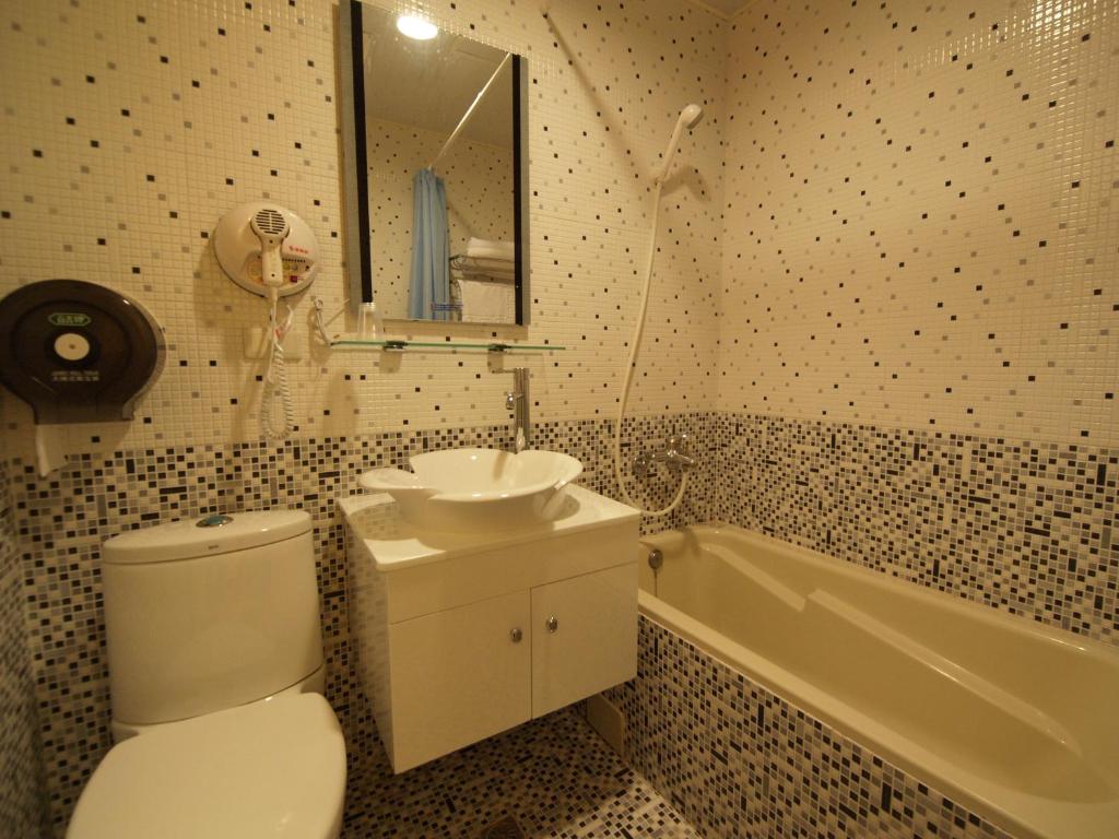 Koupelna v ubytování Siaowan Homestay