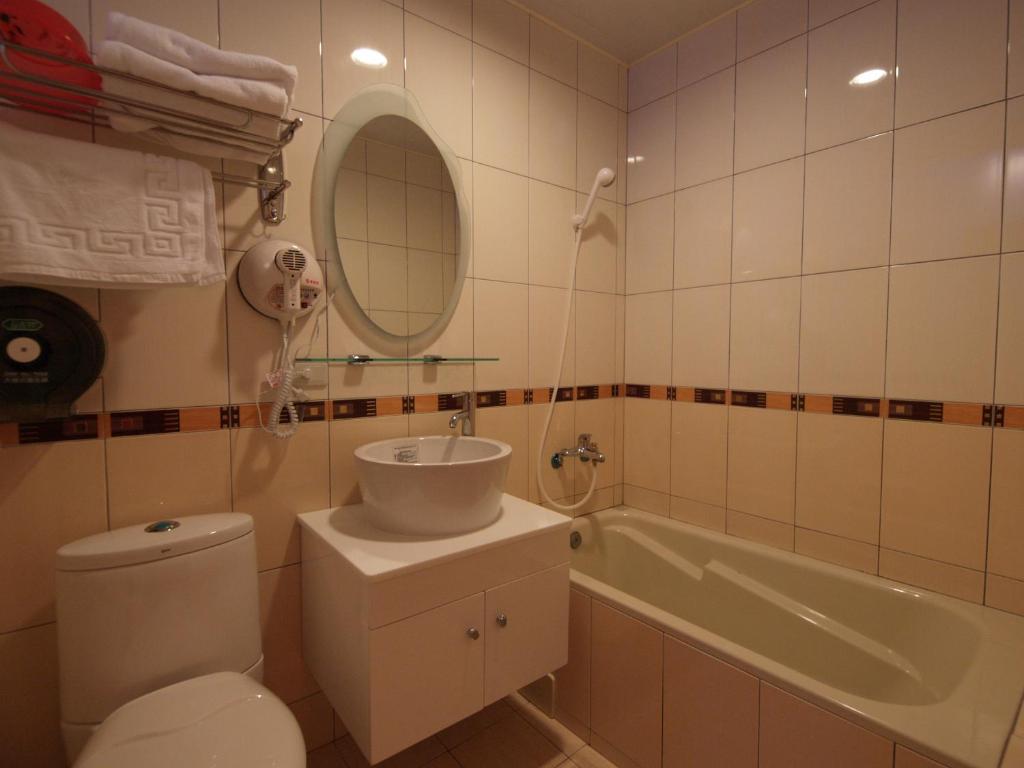 Koupelna v ubytování Siaowan Homestay