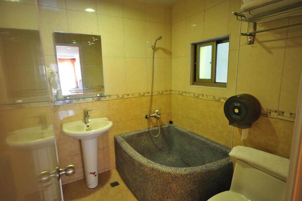 Koupelna v ubytování Siaowan Homestay