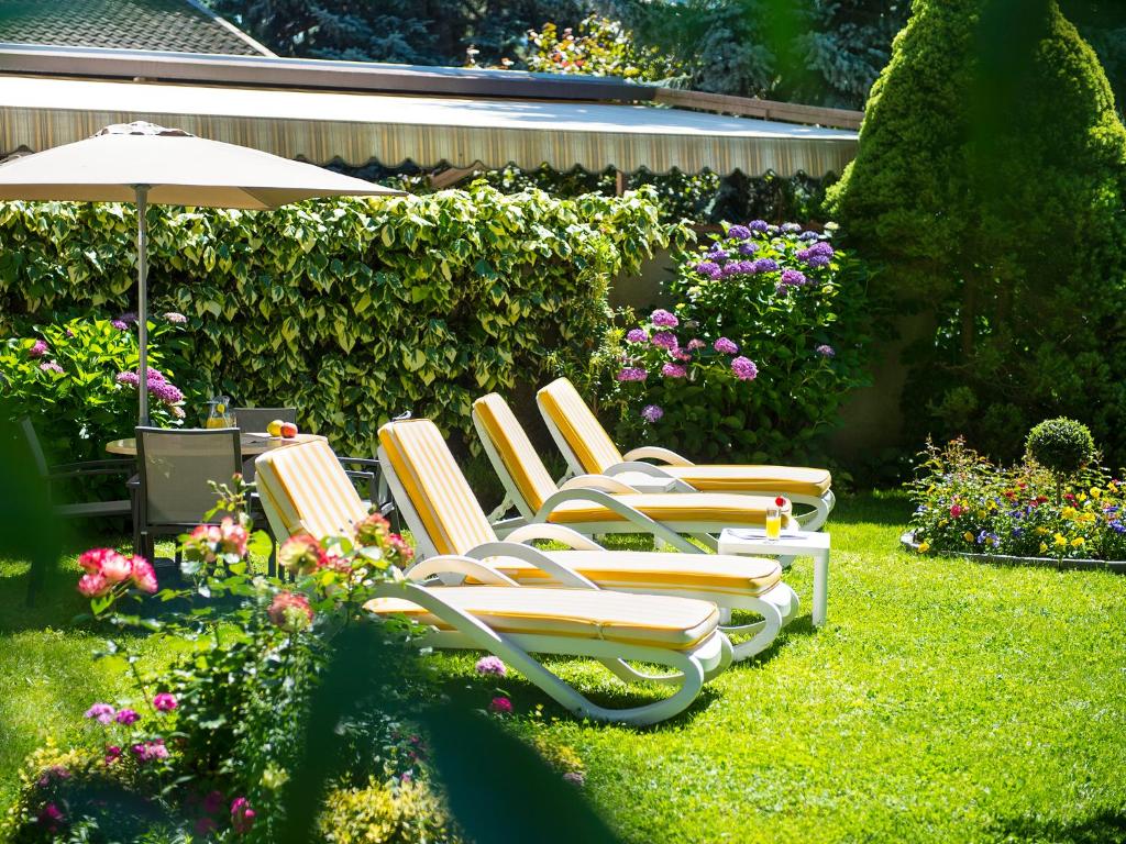 Zahrada ubytování Pension Lahn