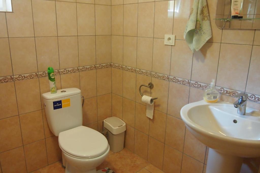 Phòng tắm tại Namelis su pirtele