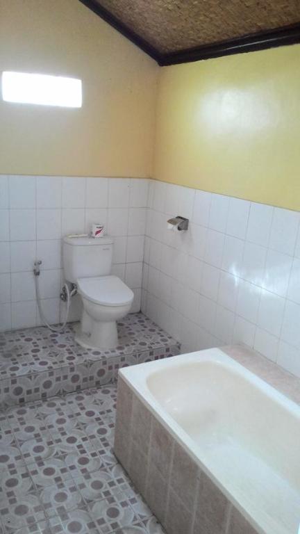 Koupelna v ubytování Muka House