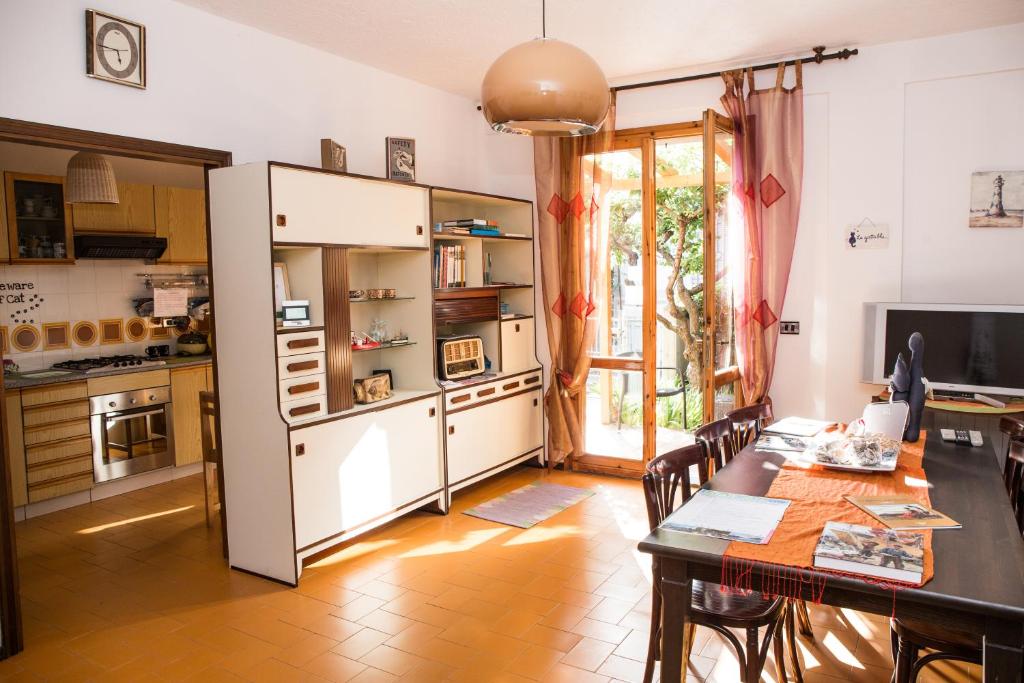 Kuchyň nebo kuchyňský kout v ubytování B&B La Gatta Blu