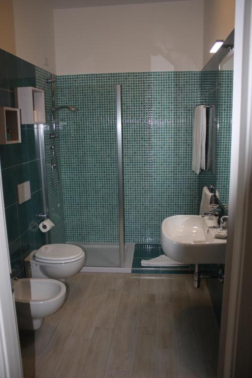Koupelna v ubytování Casa Nova b&b