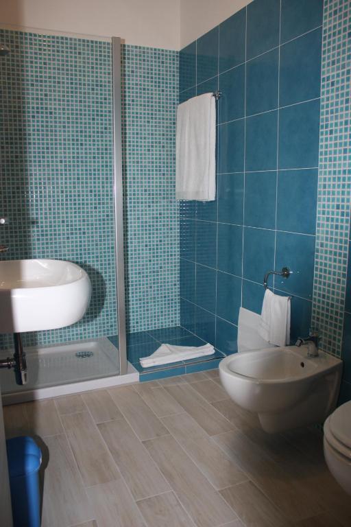Koupelna v ubytování Casa Nova b&b