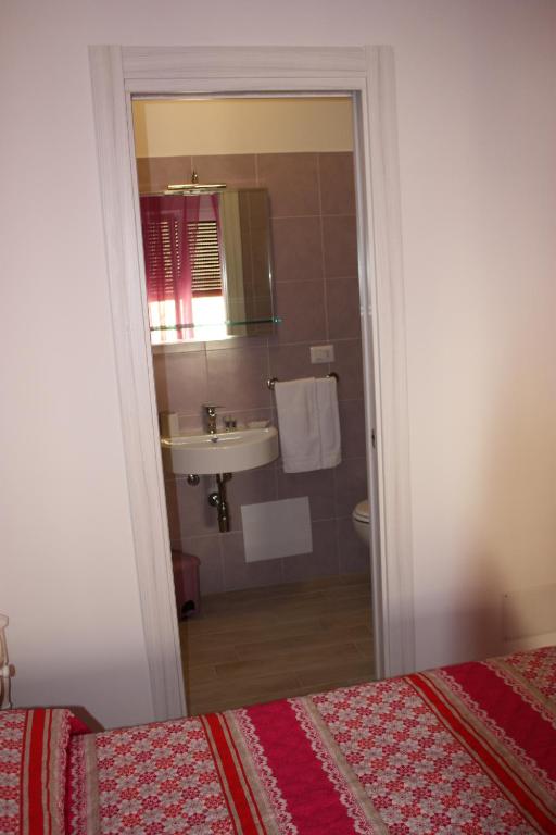 Koupelna v ubytování Casa Nova b&b