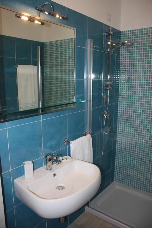 Koupelna v ubytování Casa Nova b&b