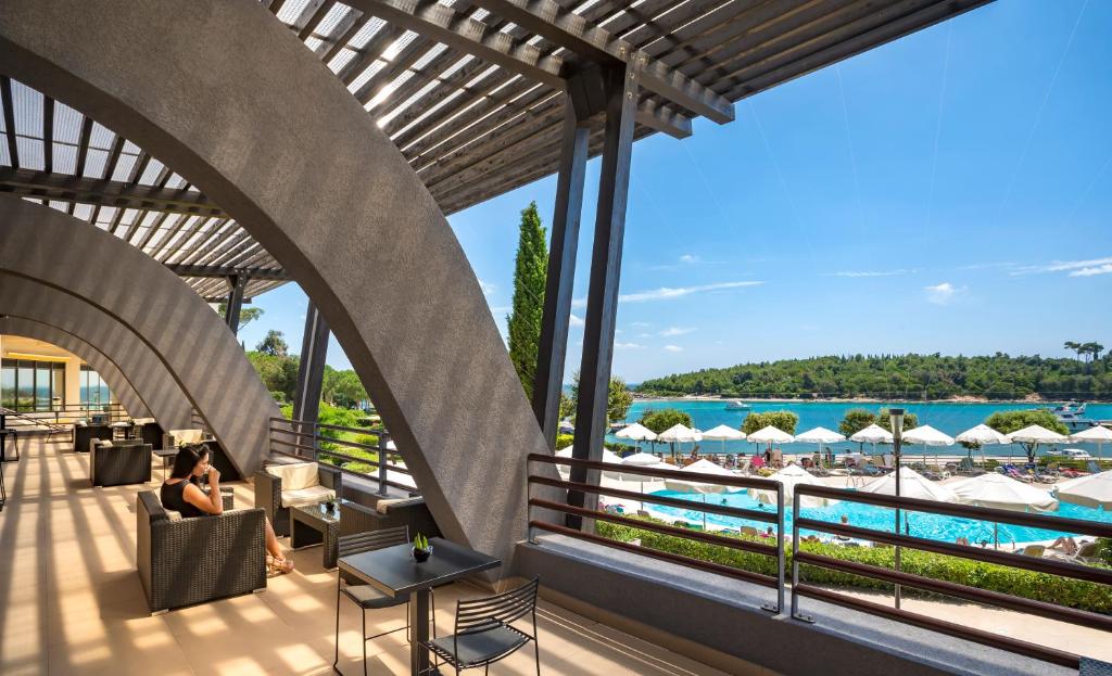 Bazén v ubytování Maistra Select Island Hotel Istra nebo v jeho okolí