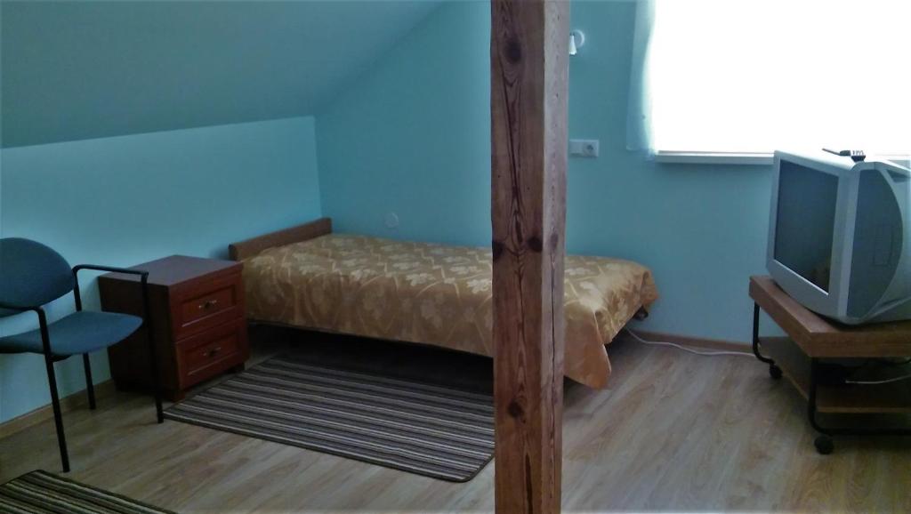 TV a/nebo společenská místnost v ubytování Kagu Hostel