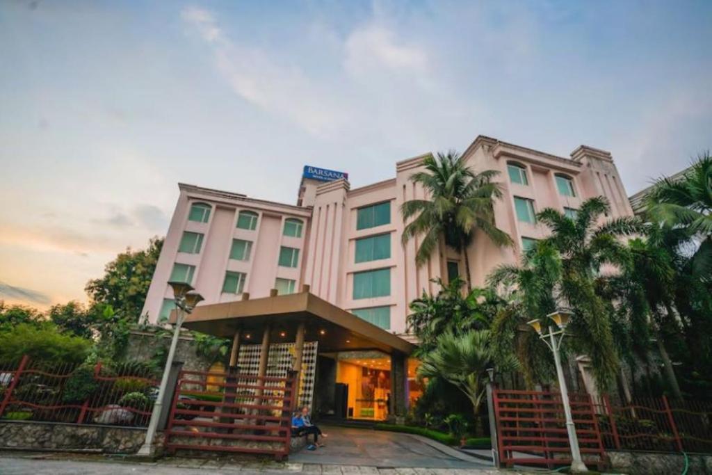 a rendering of the exterior of a hotel at Barsana Hotel & Resort Siliguri in Siliguri
