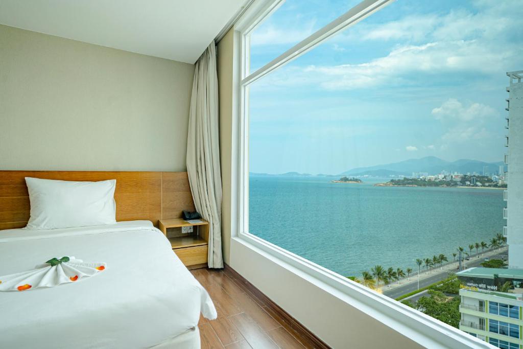 Phòng Deluxe 2 Giường Đơn Nhìn Ra Biển