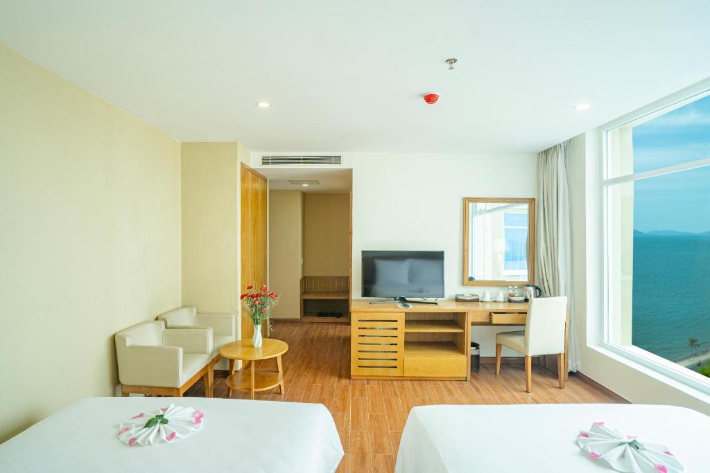 Phòng Deluxe 3 Người Nhìn Ra Biển