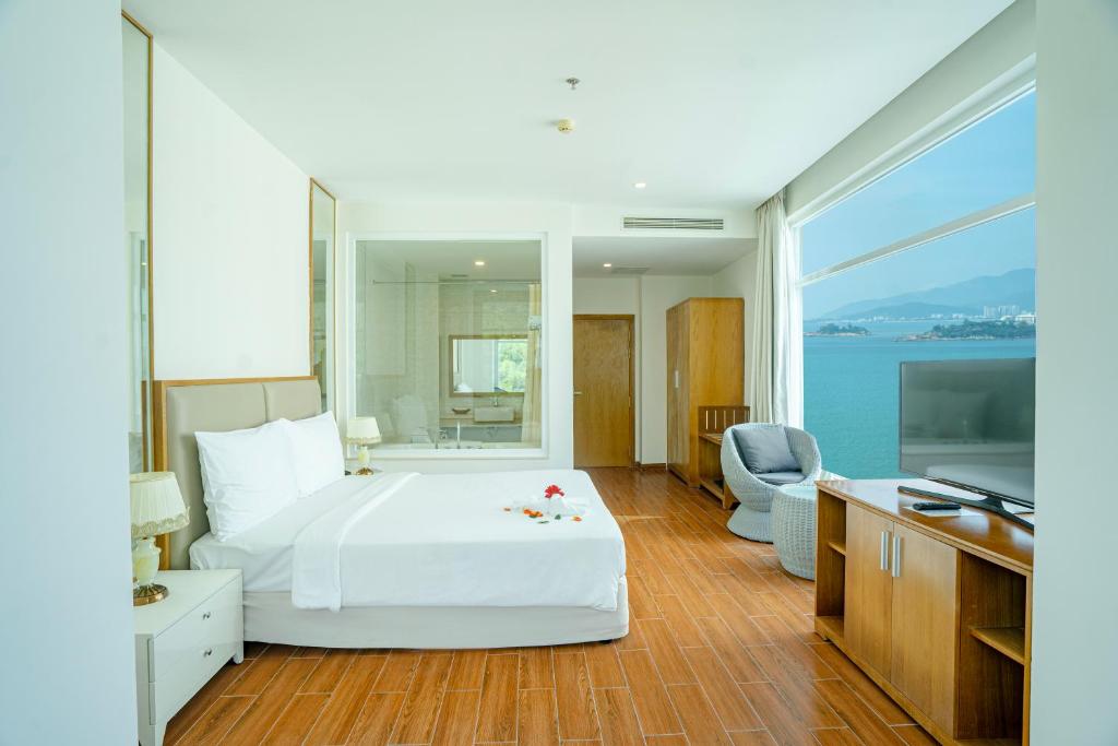 Phòng Deluxe Giường Đôi Nhìn Ra Biển