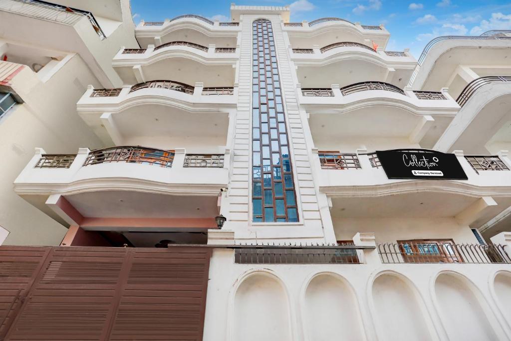 a building with a sign on the side of it at Super Collection O Nagwa Lanka Varanasi in Varanasi