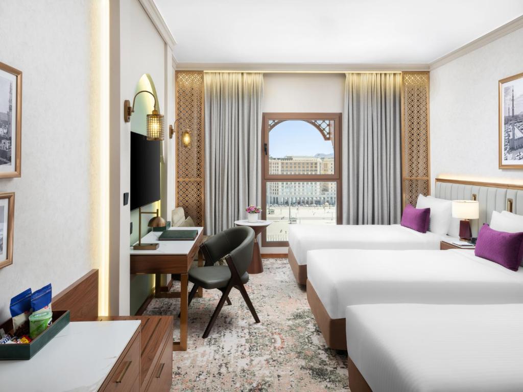 Elaf Taiba Hotel - Habitación Triple Con Vistas Al Haram