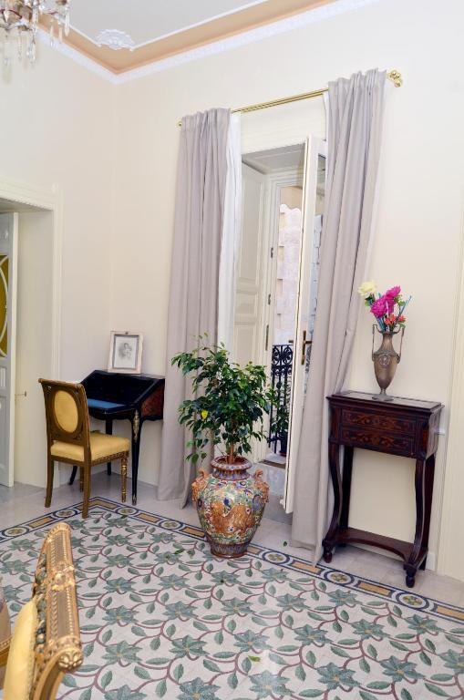 Posezení v ubytování B&B Casa D'alleri